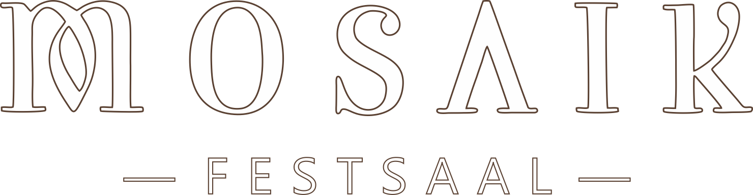 Mosaik logo schrift outline